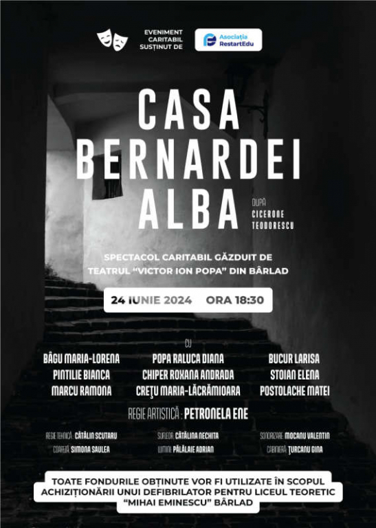Spectacol caritabil pentru cumpărarea unui defibrilator