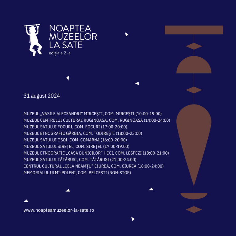  Noaptea Muzeelor la Sate