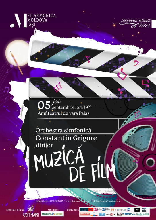 Concerte estivale, cu Filarmonica Iași