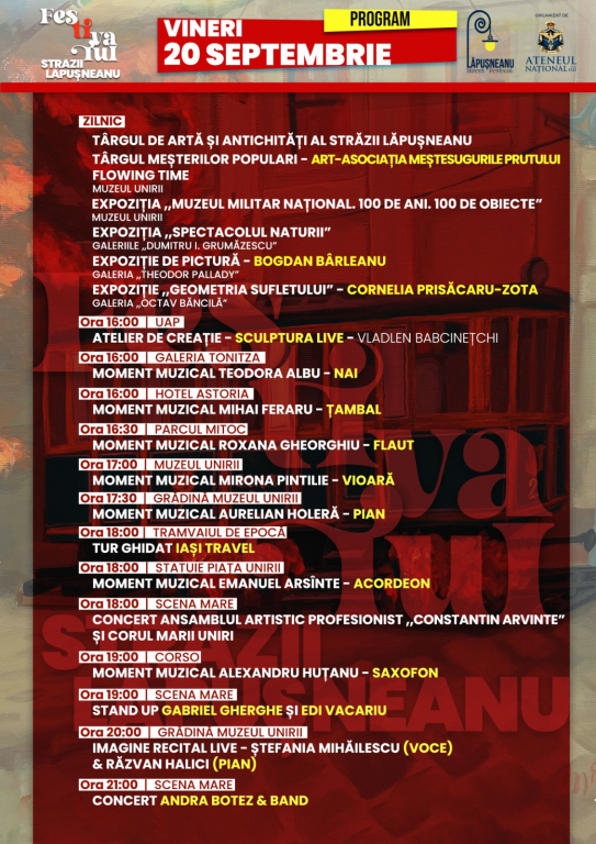 Festivalul Străzii Lăpușneanu, ediția a VI-a cu Bosquito, Fără Zahăr și Andra Botez