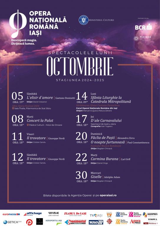 Armonii de toamnă la Opera Națională Română Iași