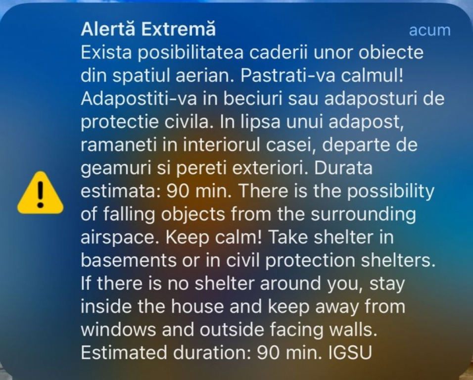 Un grup de drone rusești se apropie periculos de România: A fost emis mesaj RO-Alert