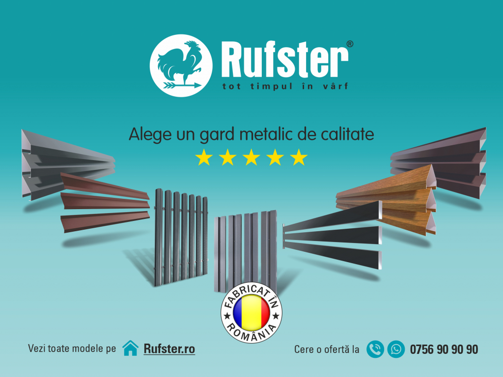 Descoperă noile modele de garduri RUFSTER !