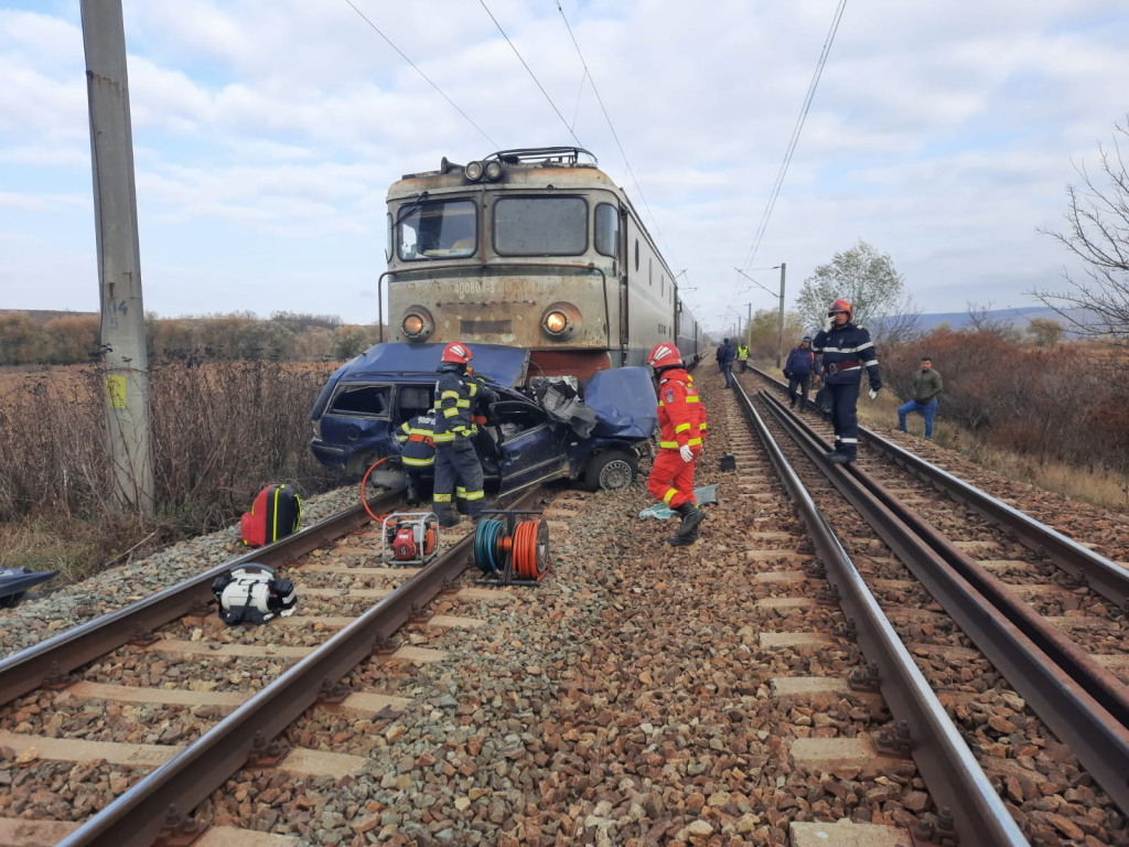 Accident mortal la Bacău. Un bătrân a fost călcat de un tren