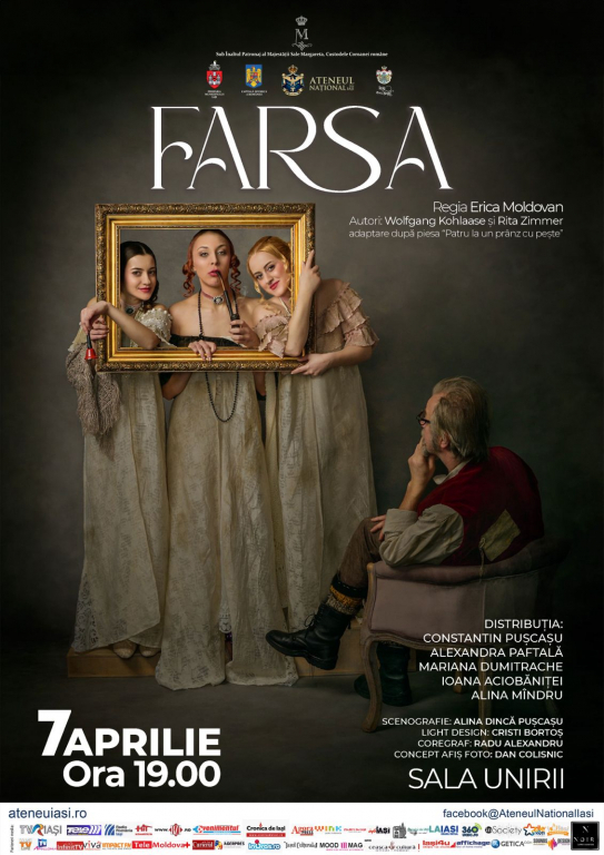  „Farsa”, spectacolul de teatru interactiv, revine pe scena Ateneului Național din Iași