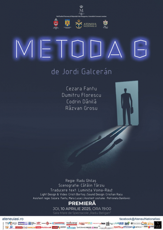  „Metoda G” – O premieră tulburătoare la Ateneul Național din Iași: Teatru, tehnologie și limitele umanității