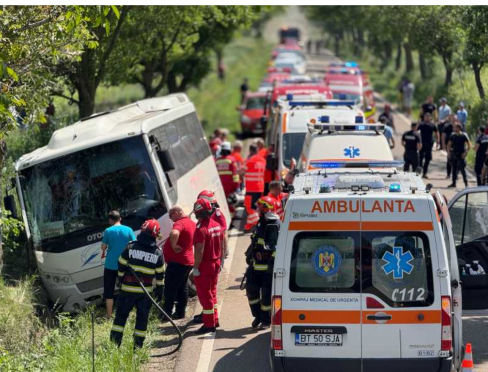 Accident pe DN 29, în Botoșani. A fost activat Planul Roșu de Intervenție
