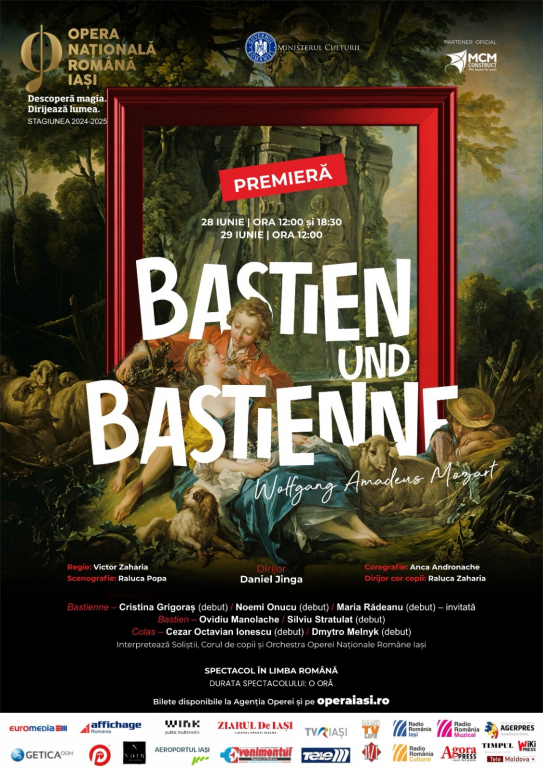 Premieră-eveniment la Opera Iași. Mozart la 12 ani!