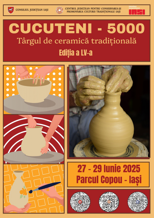 Târgul de ceramică tradițională „Cucuteni – 5000” revine în Copou