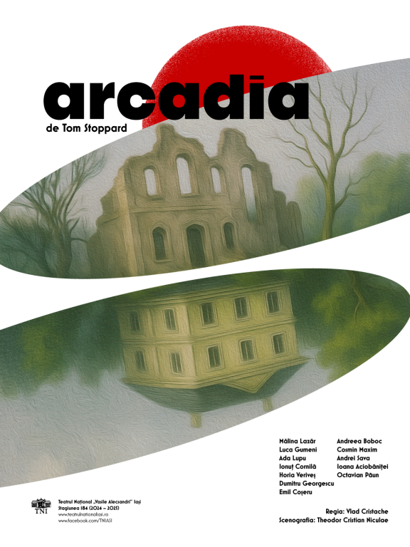 Premieră națională la Teatrul Național Iași: „Arcadia” de Tom Stoppard, regia Vlad Cristache