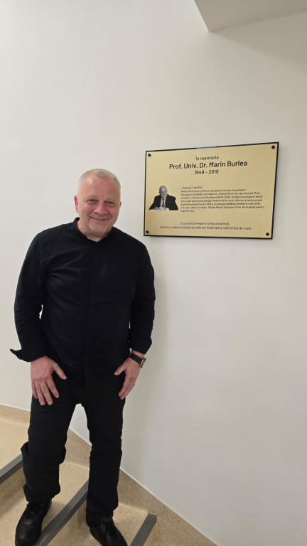 O secție a Spitalului „Sf.Maria” poartă numele „Prof.univ.dr Marin Burlea”