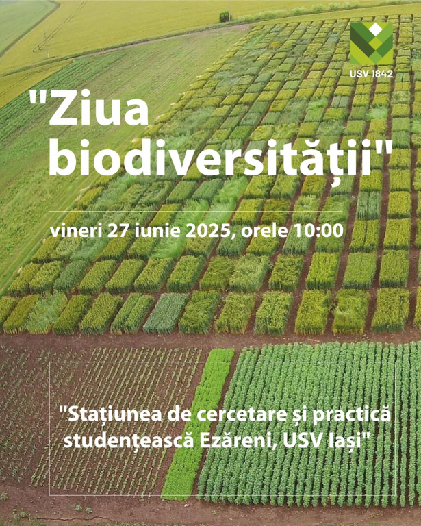 Ziua Biodiversității, organizată de USV Iași 