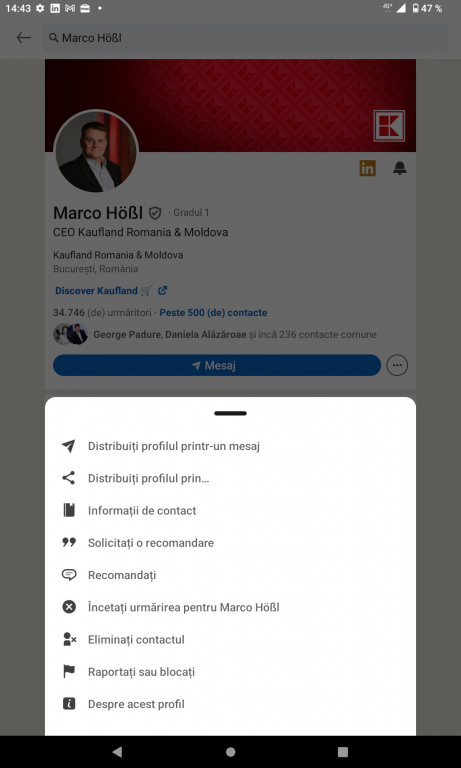 Scrisoare deschisă către CEO Kaufland Marco Hößl.   Kaufland angajează persoane fără adăpost?