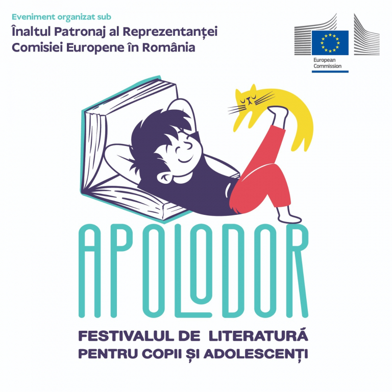 Festivalul APOLODOR, primul festival de literatură pentru copii din România, primește Înaltul Patronaj al Comisiei Europene