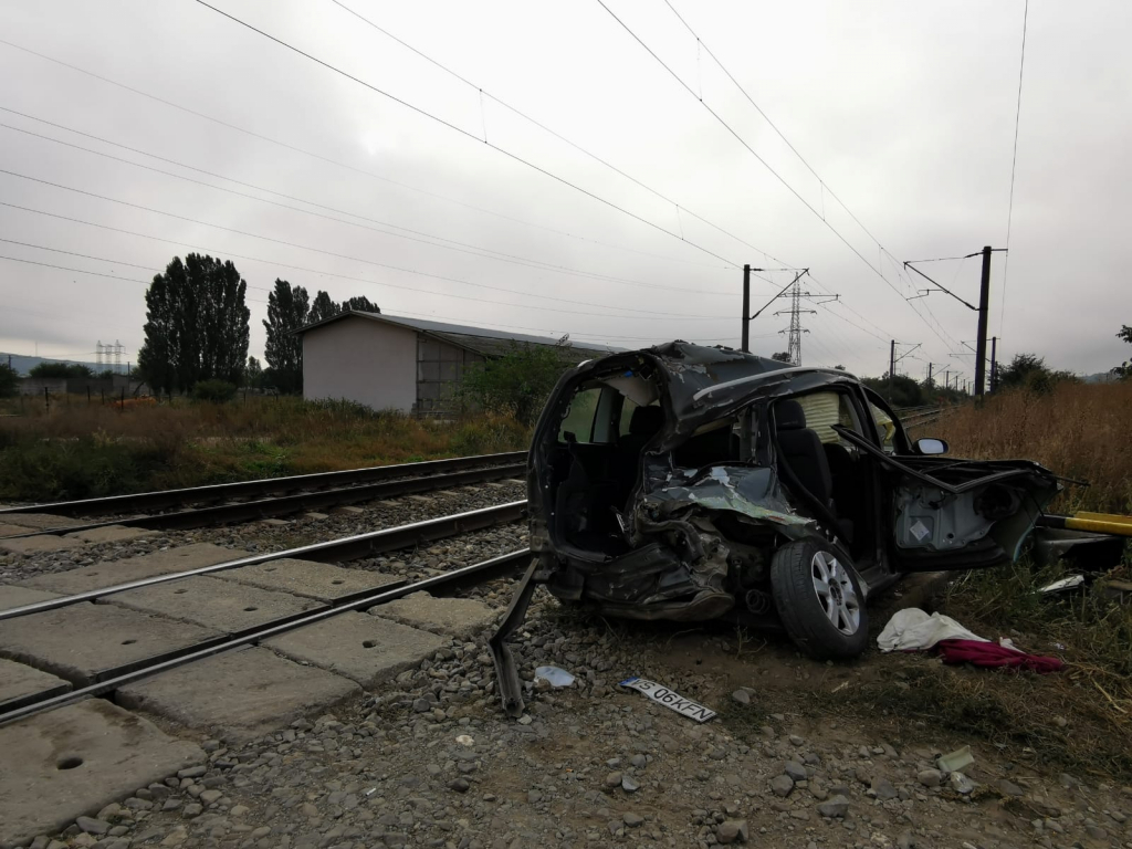 Accident feroviar la Bacău