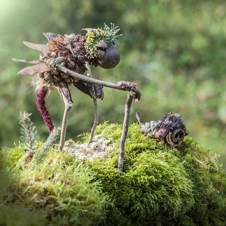 GALERIE FOTO - Figurine create din plante