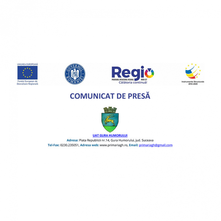 Investiții în infrastructura educațională din cadrul Școlii Gimnaziale nr. 1 Gura Humorului – COD SMIS: 124171
