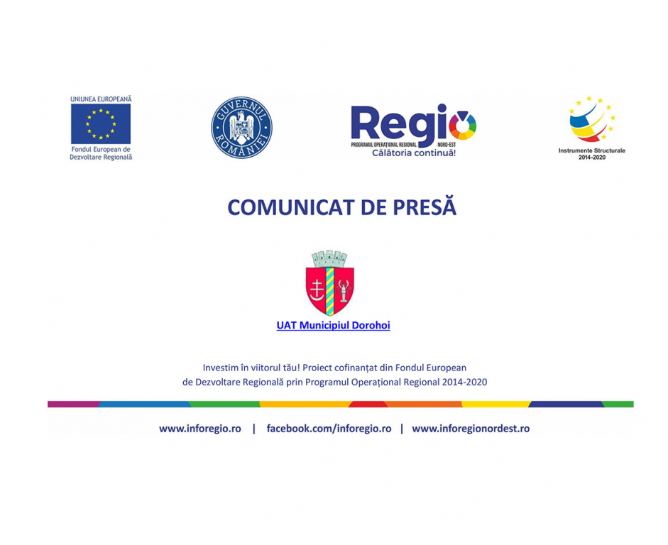 Reabilitarea unităților de învățământ și  infrastructura rutieră în Municipiul DOROHOI COD SMIS: 125975