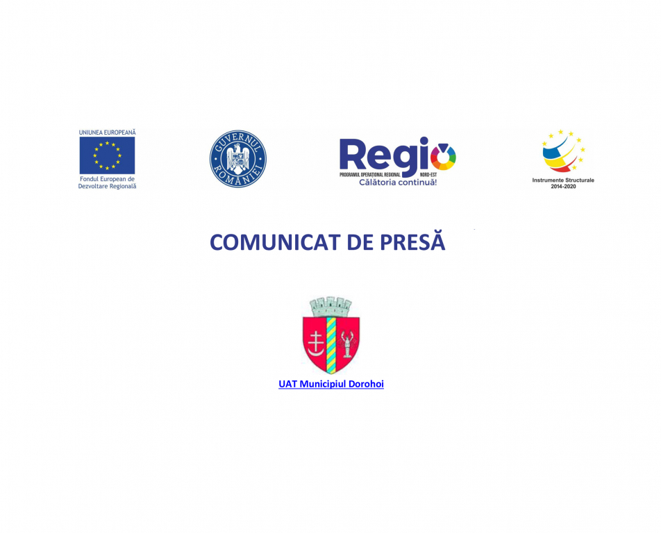 Îmbunătățirea calității vieții populației din Municipiul Dorohoi COD SMIS: 126147