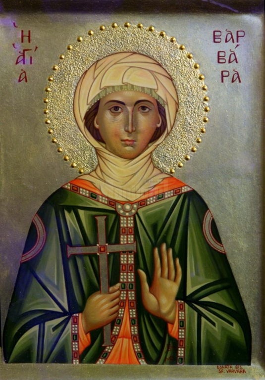Calendar ortodox, 4 decembrie. Sfânta Varvara